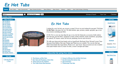 Desktop Screenshot of ezhottubs.com