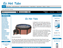 Tablet Screenshot of ezhottubs.com